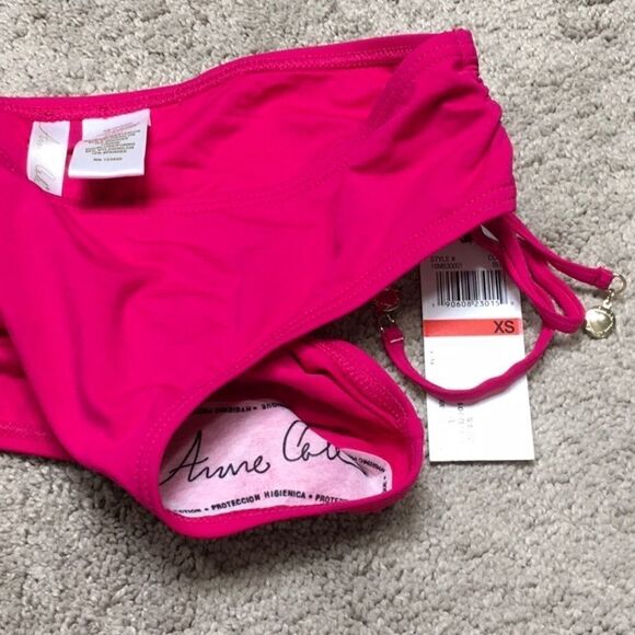 Anne Cole Berry side tie bikini bottoms. NWT - Picture 2 of 5